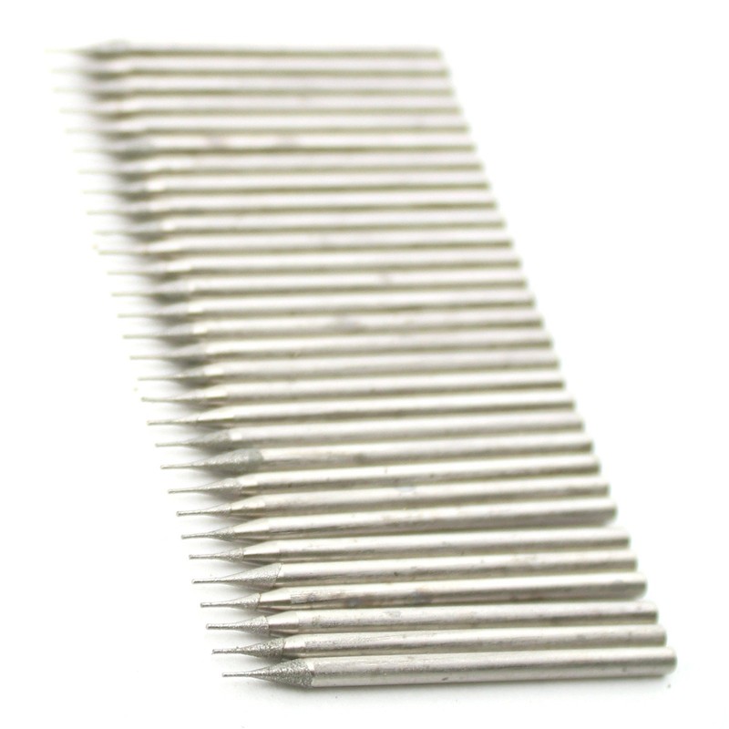 ILOVETOOL 0.5mm Diamond Jewelry Drill Bits Carving Bur Tools for