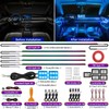 Defvnsy LED Interior Lighting Car, 17 in 1 RGB Acrylic