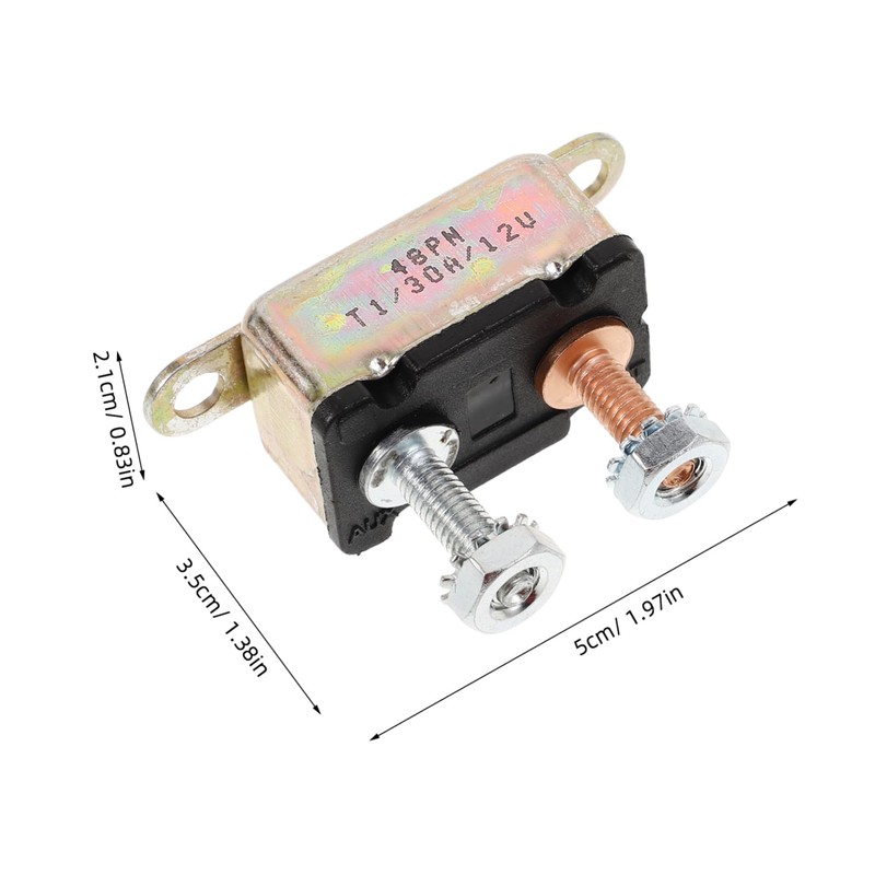 CHILDWEET Auto-reset Circuit Breaker 30a for Car Marine Overcurrent Protector