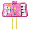 2 in 1 Touch Piano Drum Mat Early Educational Portable
