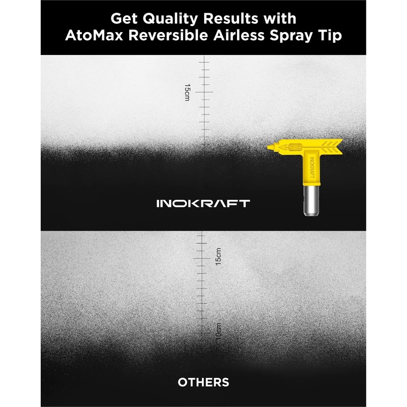 InoKraft 311 Spray Tip AtoMax Reversible Airless Spray Nozzles for