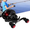7.2:1 High Speed Baitcasting Reel Strong Braking Force Durable Magnetic