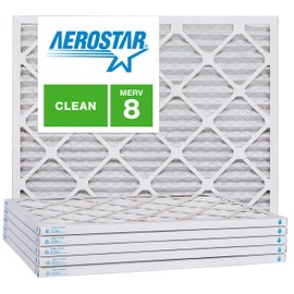 Aero Star MERV 8 AC Furnace Air Filter, white