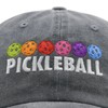 Wodeal Pickleball Hat for Women Men, Adjustable Embroidered Washed Pickleball