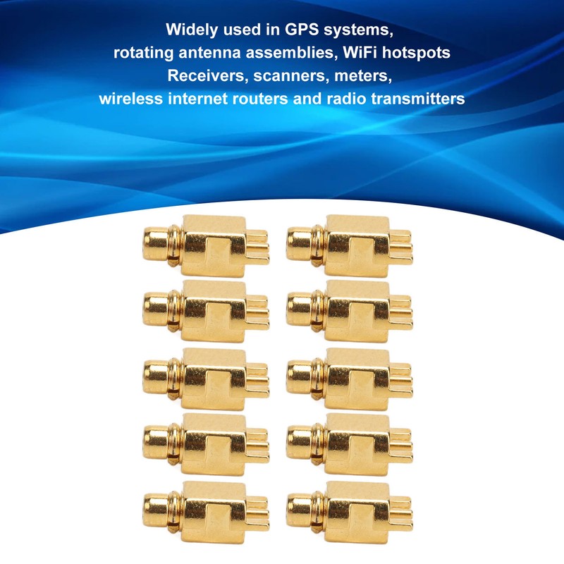 10Pcs MMCX JE Connector Solder 3 Pin for PCB Earphone