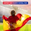 5x3ft Double Sided Spain National Flag Banner with Two Brass