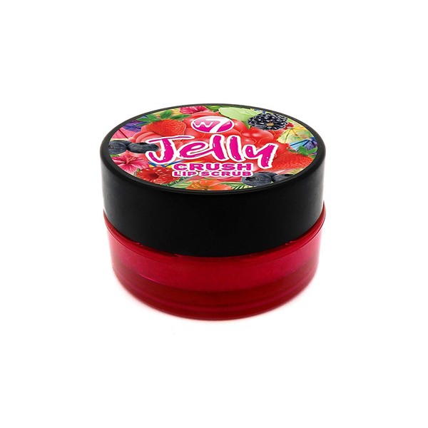 W7 Jelly Crush Lip Scrub Lip Exfoliator 6g-Berry Blast