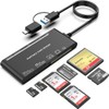 USB C USB3.0 Multi Card Reader SD/TF/CF/Micro SD/XD/MS 7 in