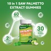Saw Palmetto Gummies for Men, Saw Palmetto Supplement with Pumpkin