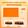 KBISHTIE 28" Upgraded Silicone Griddle Mat for Blackstone, Include 16"