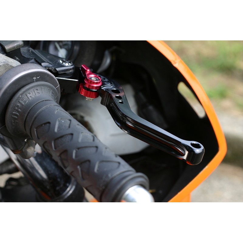 HONDA Aluminum Short Brake Clutch Lever, 6 Levels Adjustment, Fits