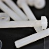 50 x Nylon Flat Head Cross Head Plastic Machine Screws