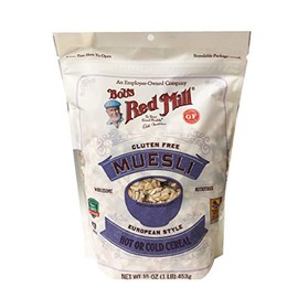 Bob's Red Mill New European Style Hot or Cold Cereal Museli 14oz, 1 Pack (Original)