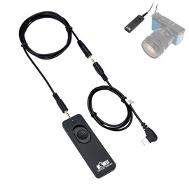 KIWIFOTOS Shutter Remote Control for Panasonic Lumix S9 G100D Compatible with Panasonic Lumix S9 G100D, DC-S9, DC-G100D, 3 Shooting Modes, 51.2 inches (130 cm), Extension Line, Long Exposure, Valve