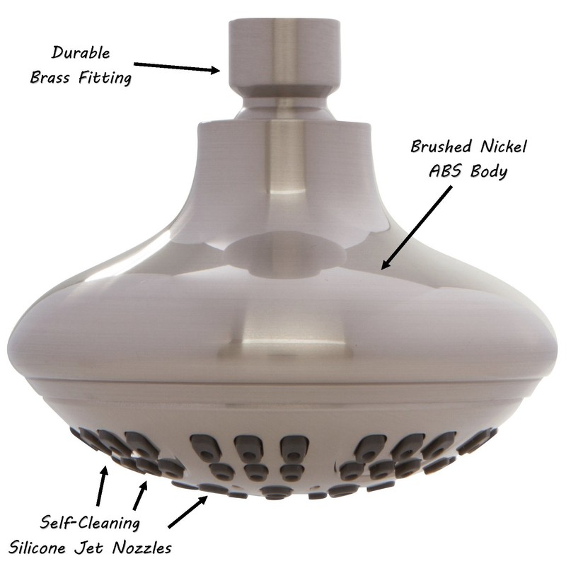 6 Function Adjustable Luxury Shower Head - High Pressure Boosting,