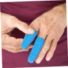 SEWACC 100Pcs Butyronitrile Finger Protectors for Joint Support Wear Covers