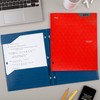 Five Star 2-Pocket Folder, Plastic Folder with Stay-Put Tabs, Fits