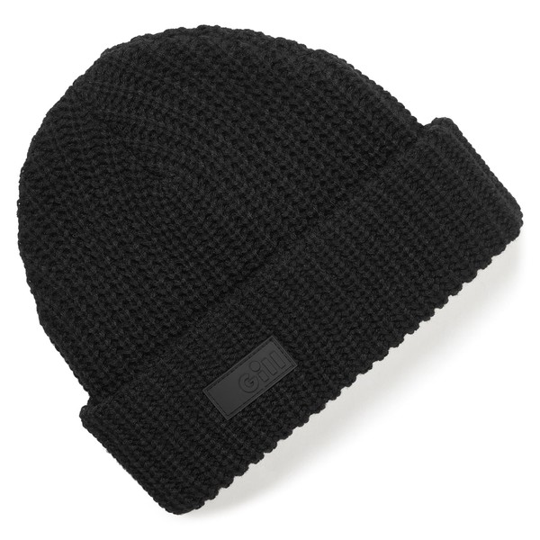 Gill Floating Knit Beanie Hat - Black