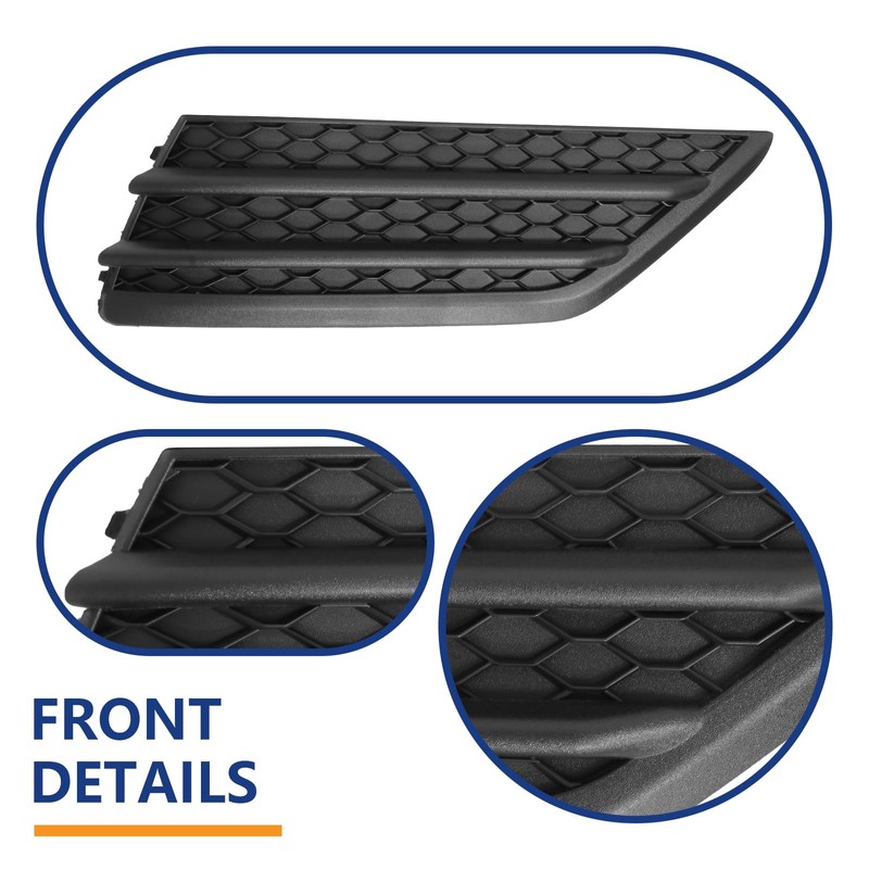 BXZ Front Bumper Insert Fog Light Lamp Cover Outer Grille