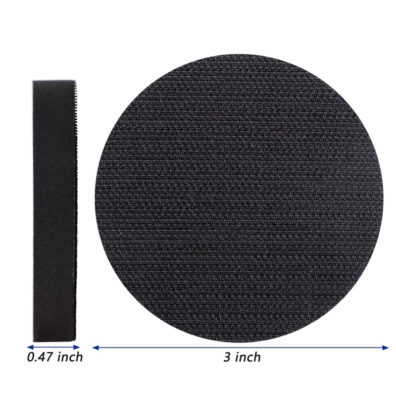 SIJDIEE 6 Pack Interface Pads, 3 Inch Hook and Loop