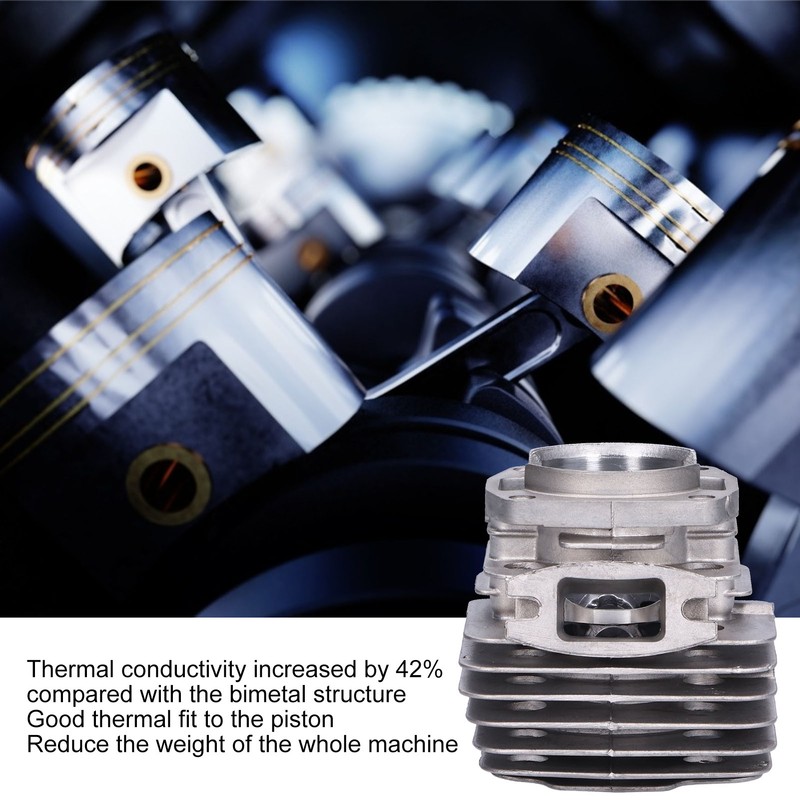 Cylinder Piston Kit Assembly Set for 52cc 5200 Gasoline Chain