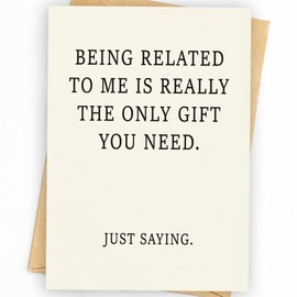 Funny Birthday Card, Birthday Card for Brother, Birthday Card for Sister, Sister Birthday Card, Brother Birthday Card, Birthday Card for Cousin or Niece