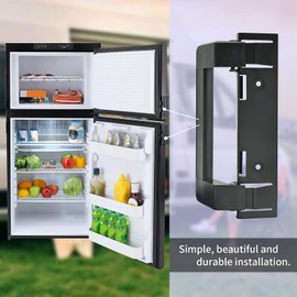 3316882900 S RV Refrigerator Door Latch, 2Pcs Refrigerator Door Handle Holder Grip Replacement for DM2672, DM2682, DM2872, DM2882, Door Handles