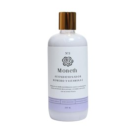 Moneth | Acondicionador | ROMERO Y VITAMINA E | Protege, revitaliza y luce un cabello saludable | Nutrición profunda, brillo natural y fortaleza desde