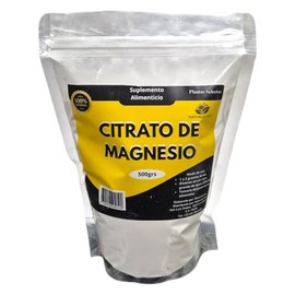 Citrato de Magnesio en Polvo, 100% Natural, 500g NATURAL-INN