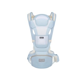 Lukaedy Multi-functional Baby Carrier, 12-Way Baby Carrier, Hip Seat and Waist Carrier, Separable for Newborns to 3 Years Old, Breathable, 3D Memory Foam Seat