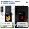Solar Chicken Coop Door, Automatic Chicken Door Solar Powered &