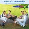 Realspring Inflatable Bean Bag Chairs Outdoor Blow up Camping Chairs