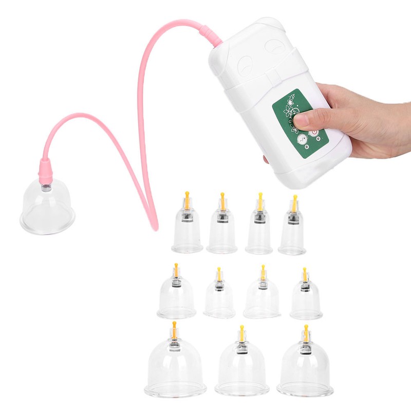 12pcs Vacuum Suction Cupping Cup Adjustable Strong Suction Cupping Set