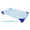 American Baby Company Microfiber Standard Size Daycare/Pre-School Cot Sheet, Blue,