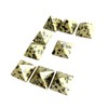 crystalmiracle Dalmatian Jasper Nine Loose Mini Pyramids Gemstone Crystal Healing