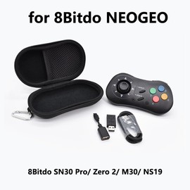 Gugxiom Controller-Tragetasche, Universelle Controller-Tasche für Controller der Serien NEOGEO, SN30 Pro Bluetooth, Zero 2, M30, NS19
