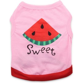 6 Packs Small Dog Puppy Shirts Girl Dog Clothes Girls T Shirt for Small Dogs Girls Puppy Tshirt Cat Clothing Female, Medium