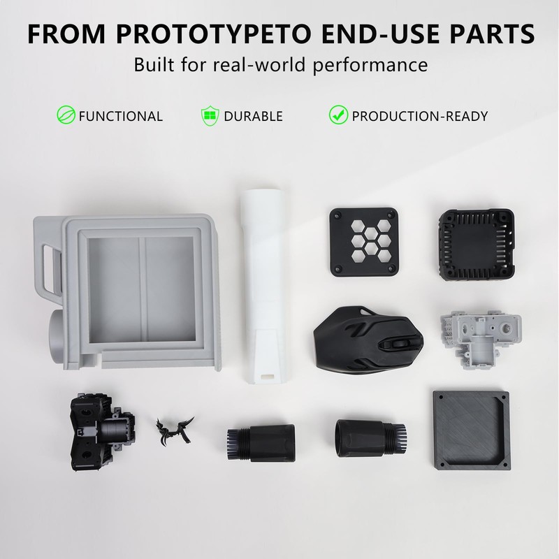 Cretbee 3D Printer Resin, High Toughness Engineering Resin, 405nm UV-Curing,
