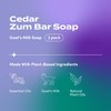 Zum Zum Bar Goat's Milk Soap - Cedar - 3