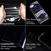 Zydiwo Pack of 200 Transparent Cellophane Bags Sticker Bag Small