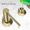 Samodra Sink Soap Dispenser, Metal Pump Head Liquid Lotion Countertop