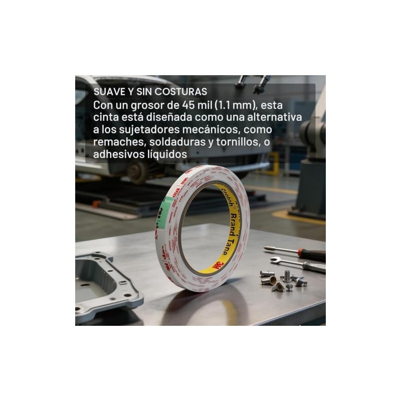 3M VHB Cinta de Montaje de Doble Cara Resistente Hecha