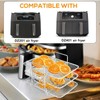 Air Fryer Rack, Stackable Grill Rack 3Layers Air Fryer Shelf