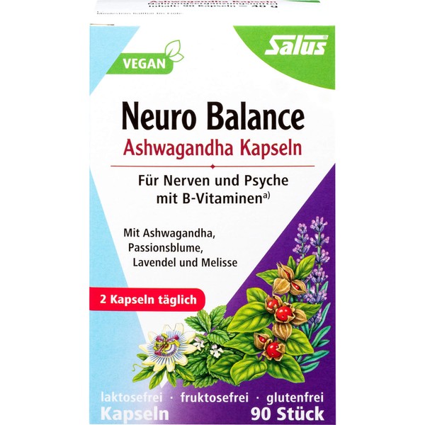 Salus Neuro Balance Ashwagandha Kapseln, 90 pcs. Capsules