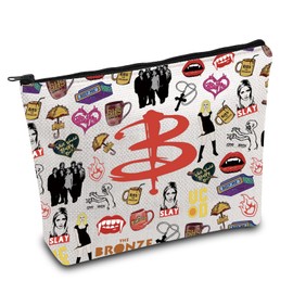 ENSIANTH BTVS Inspired Gift Makeup Bag Vampire Slayer Movie Lover Gift Buffy Vampire Fans Gift BTVS Merchandise (Vampire MU)