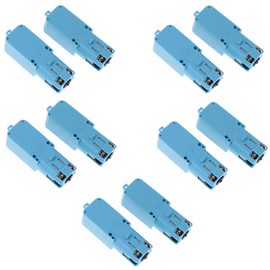 10pcs TT Gear Motor 1:90 Mini DC 6V Gear TT Motor with Metal Gear Robot Smart Car DIY RC Toy Electric Motor Gearbox Blue