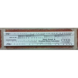 Concrete Slide Rule Calculator and Sand, Gravel & Stone Calculator one of each