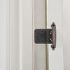 sourcing map 10 Pack Self Closing Cabinet Hinges, 3/8" Overlay
