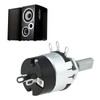 eMagTech 4pcs 4.7K Ohm B4K7 Linear Potentiometer with Switch WH137-2