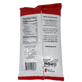 Killer Hogs HOT BBQ Rub | Championship Grill Seasoning for Beef, Steak, Burgers, Pork, and Chicken | 5 Pounds